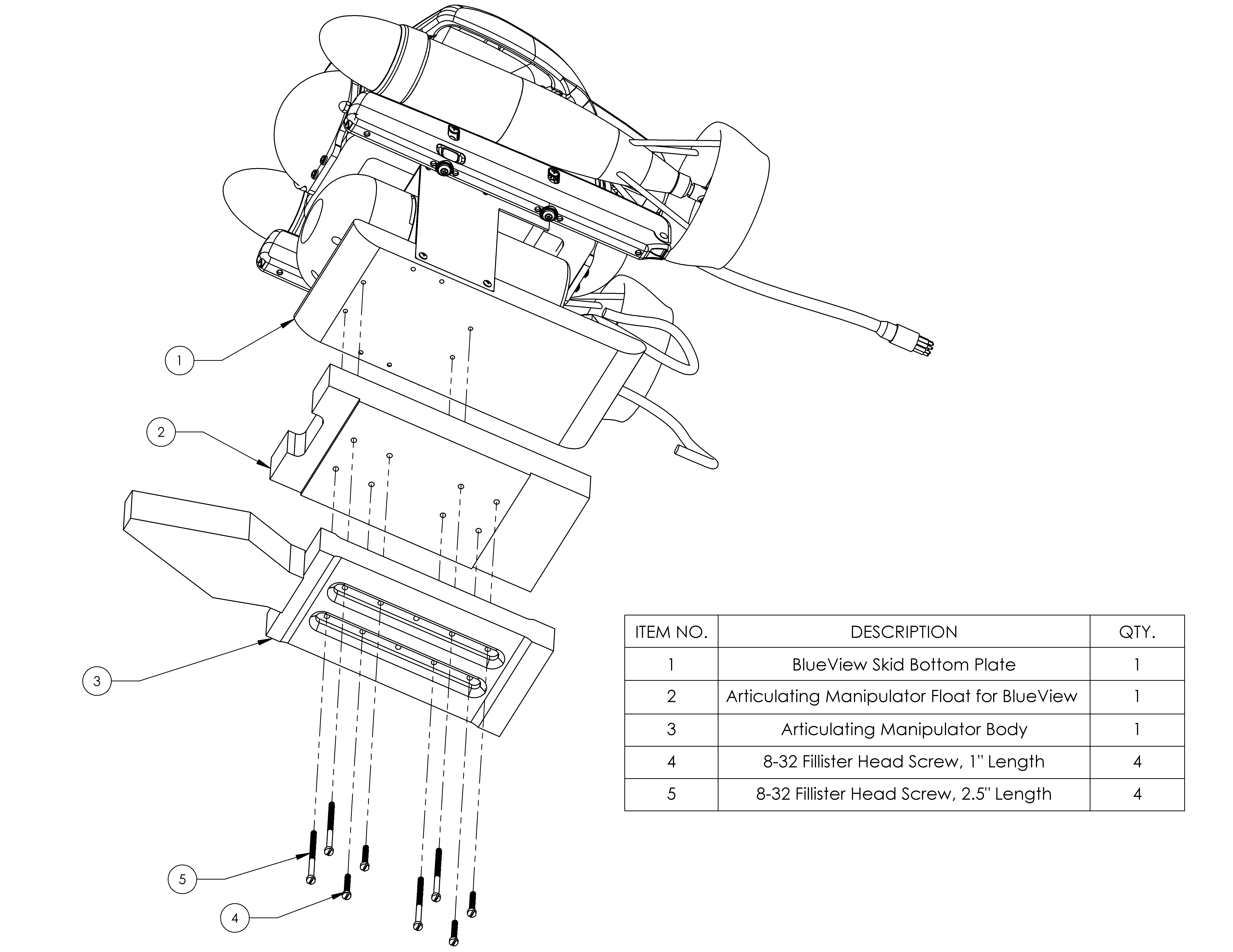 Articulating Manipulator Mounting on the ROV